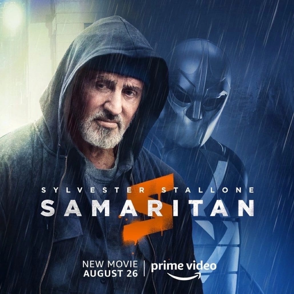 Сильвестр Сталлоне в роли супергероя на постерах фильмах «Самаритянин»