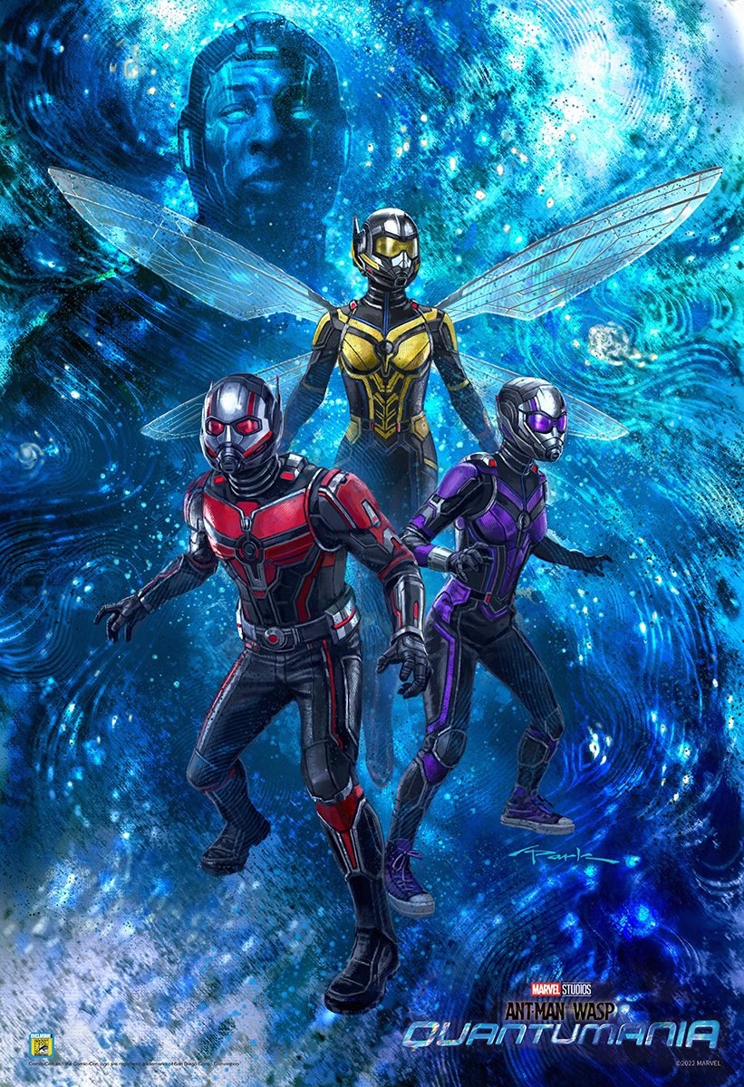 Канг Завоеватель и Кэсси Лэнг на первом постере фильма «Человек-муравей 3: Квантомания»