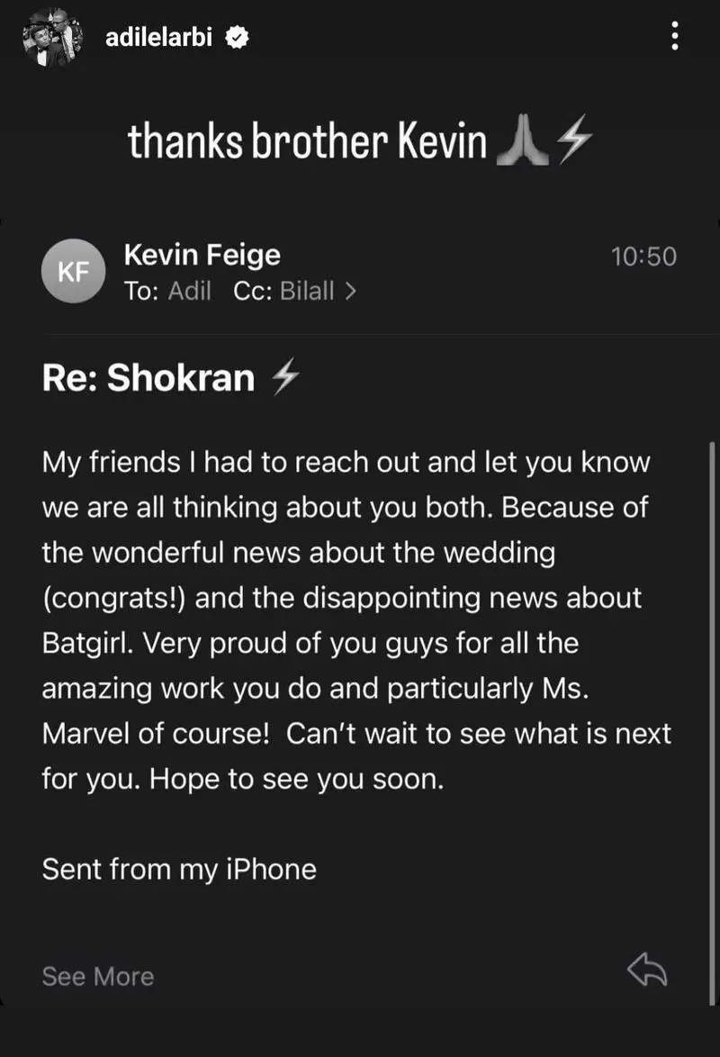 Глава Marvel Кевин Файги прокомментировал отмену «Бэтгерл»
