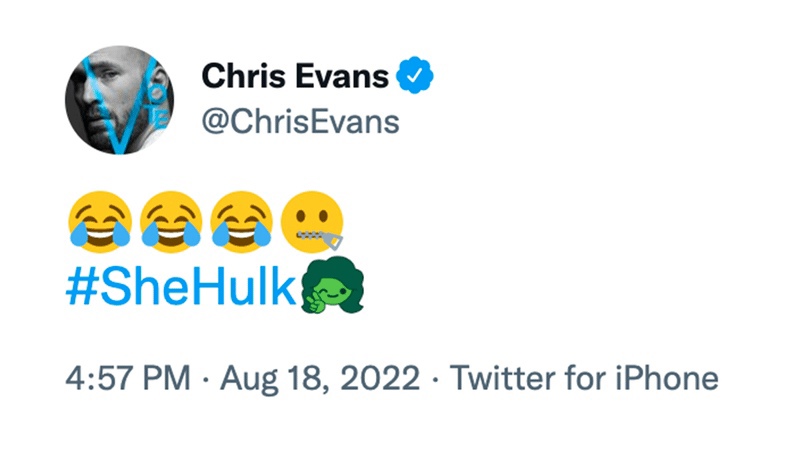 Крис Эванс отреагировал на откровение, связанное с Капитаном Америка, в «Женщине-Халке»
