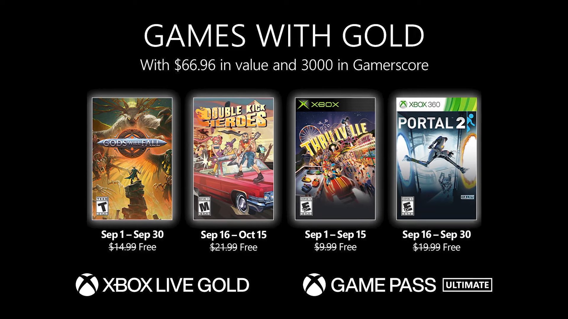 Раскрыты бесплатные игры Xbox Live Gold за сентябрь 2022 - ждем список PS Plus