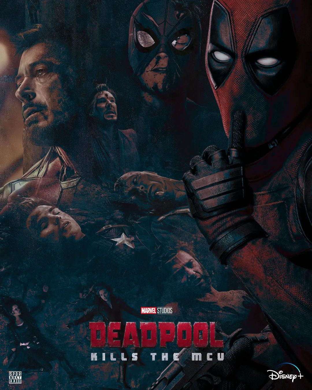 Дэдпул убивает киновселенную Marvel на новом постере
