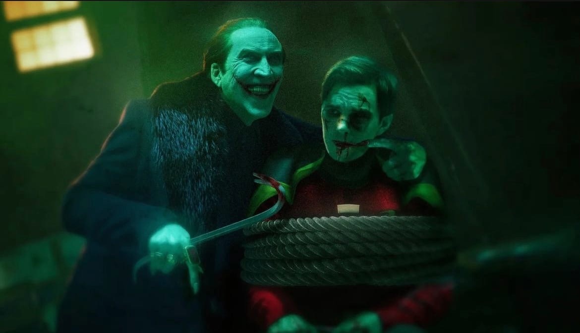 Николас Кейдж показан в роли Джокера из DC