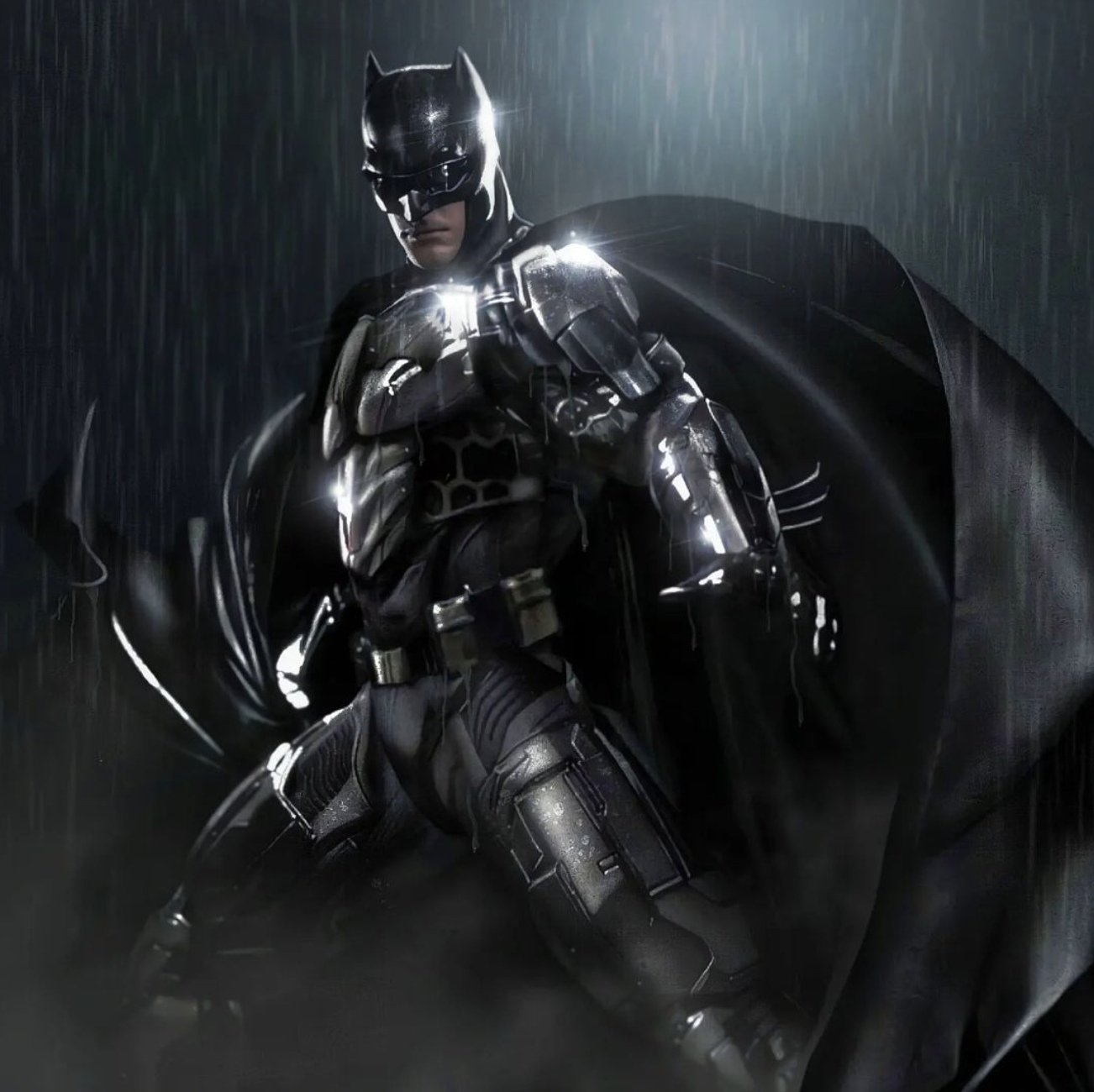 Бен Аффлек показан в обновленном костюме Бэтмена в киновселенной DC