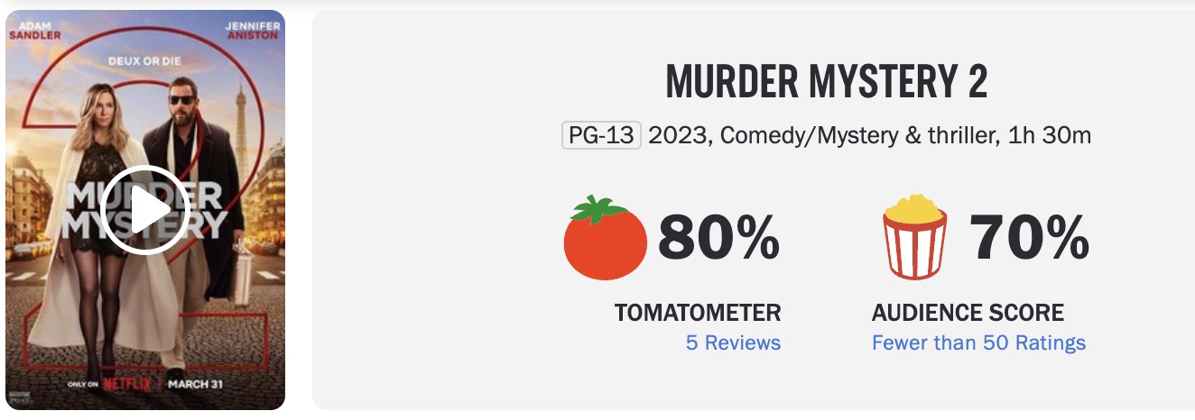 Фильм «Убийство в Париже» можно посмотреть онлайн - это «Загадочное убийство 2»