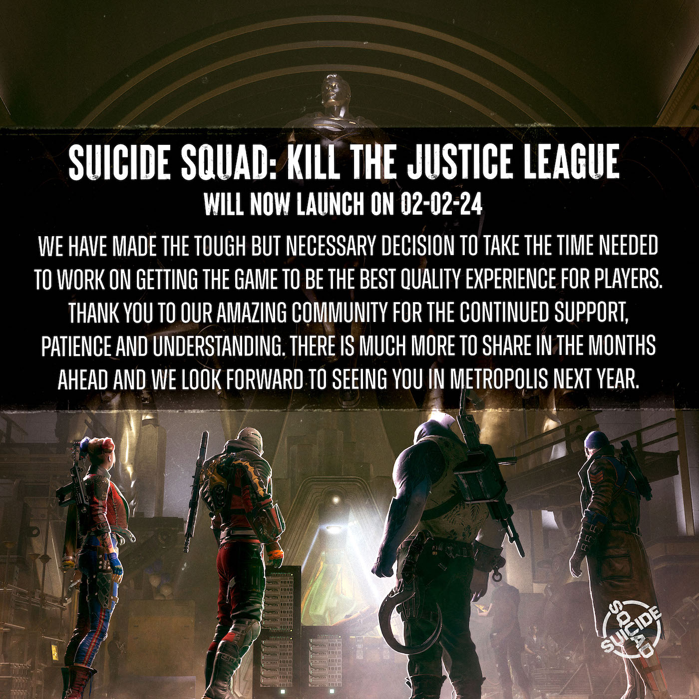 Убийство Лиги справедливости откладывается: новая дата выхода Suicide Squad: Kill the Justice League