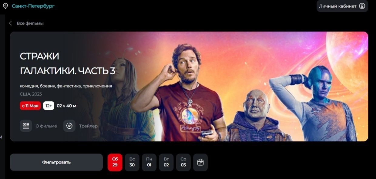 Когда фильм «Стражи галактики 3» выйдет в кинотеатрах России на русском