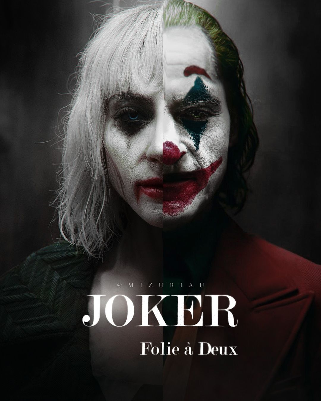 Артур Флек и Харли Квинн разделили постер фильма «Джокер 2» от художника