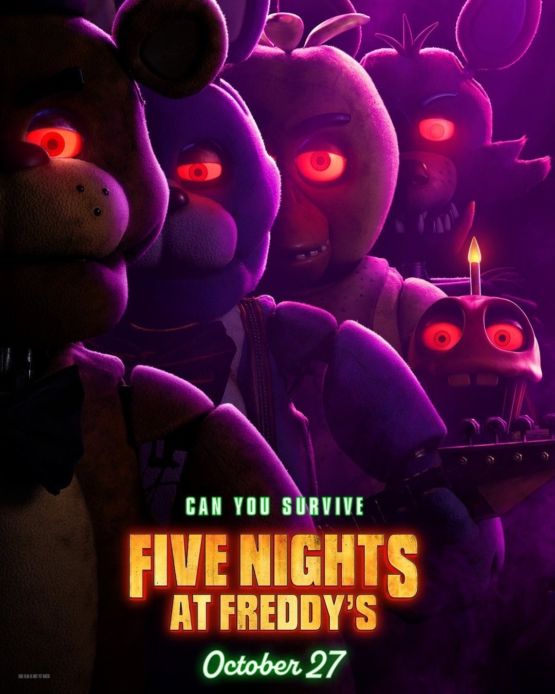 Вышли первые постеры фильма «Пять ночей у Фредди» по игре Five Nights at Freddy's