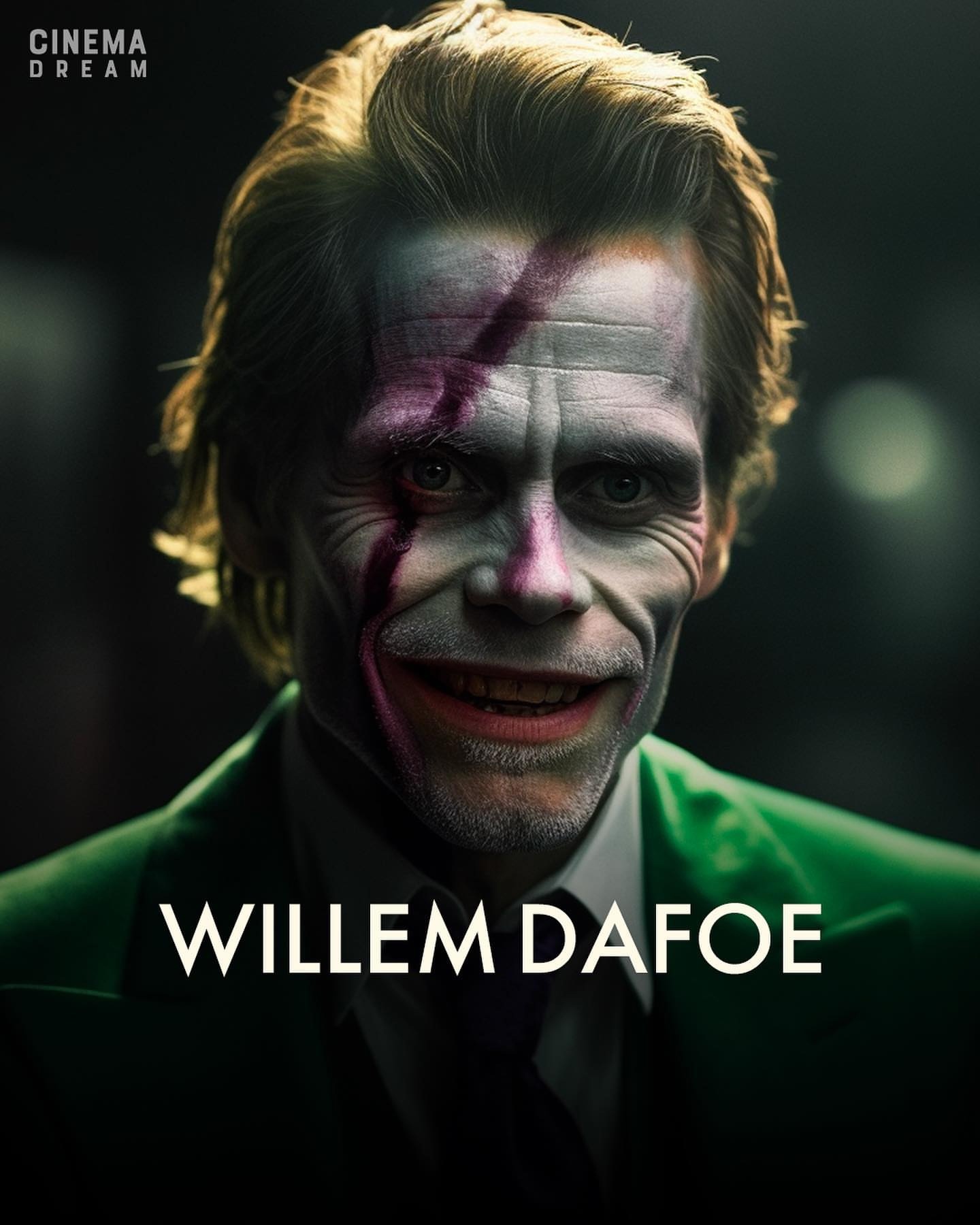 Уиллем Дефо, Тимоти Шаламе и Кристиан Бэйл показаны в роли Джокера вместо Хоакина Феникса