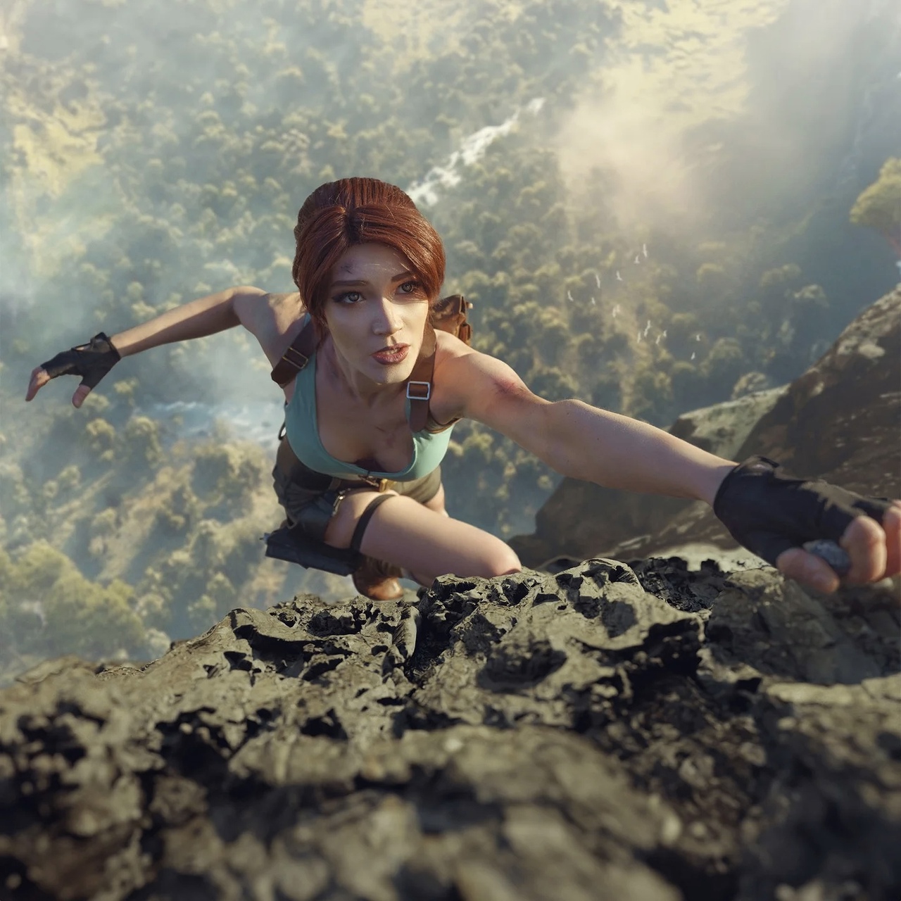 Модель показала сексапильный косплей на Лару Крофт, идеальный экранизации Tomb Raider
