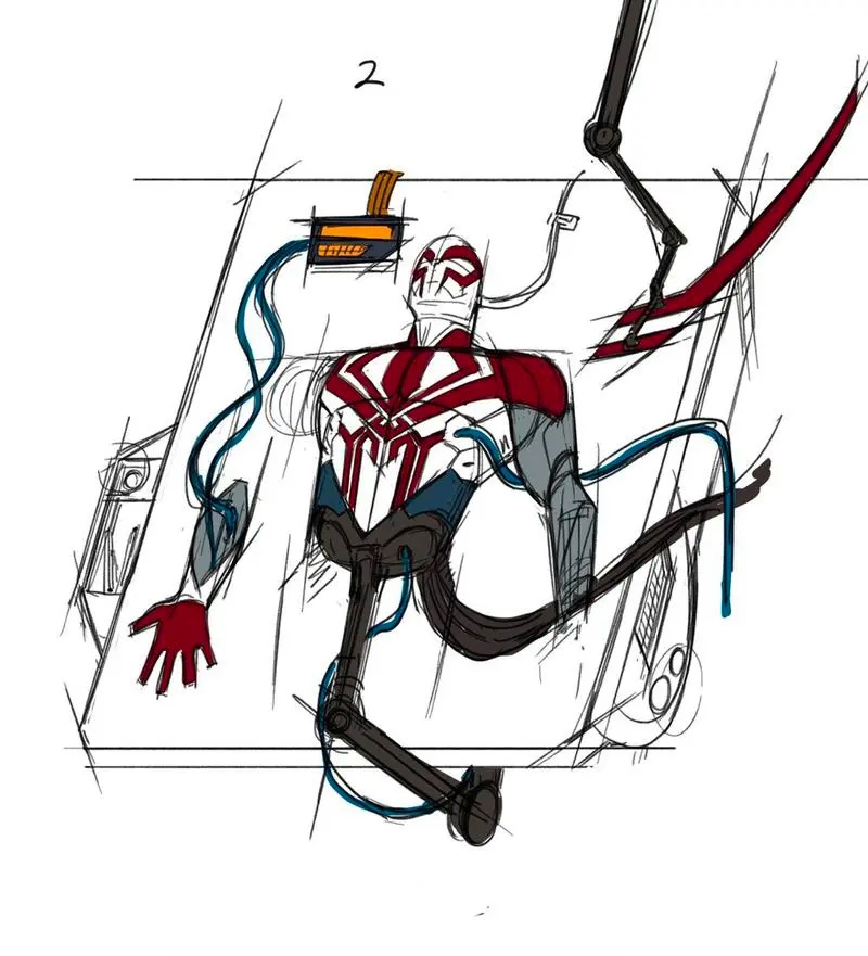 Показан обновленный костюм Человека-паука 2099 в «Через вселенные 3»