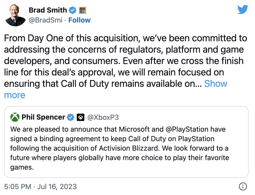 PlayStation проиграли: Sony и Microsoft завершили сделку о новых частях Call of Duty