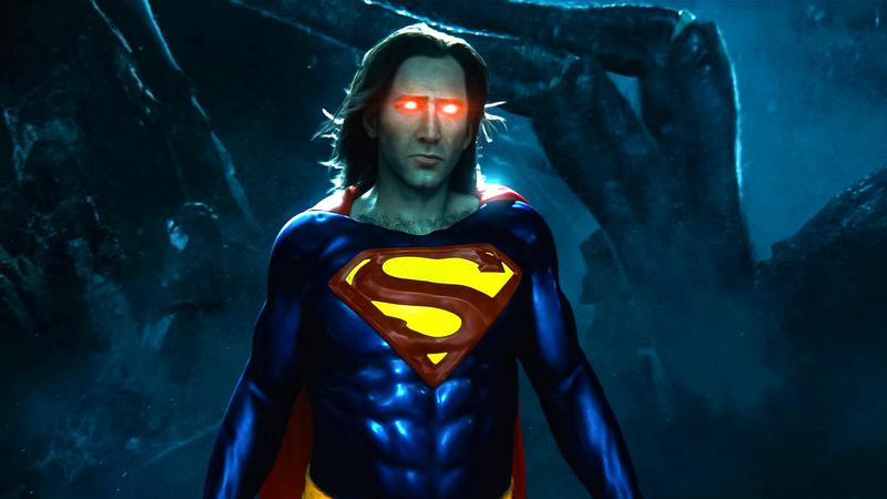Кадры фильма «Флэш» позволяют увидеть неудачное камео Супермена Николаса Кейджа в HD-качестве