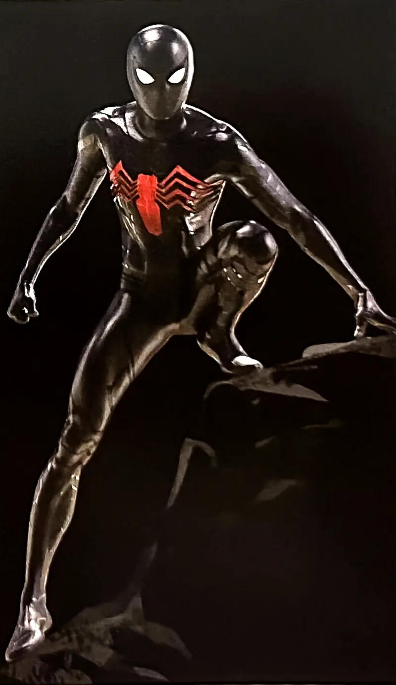 Отвергнутый черный костюм Человека-паука из «Нет пути домой» (Фото)