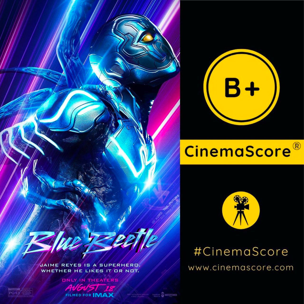Появилась оценка фильма «Синий жук» от зрителей: она выше «Флэша»