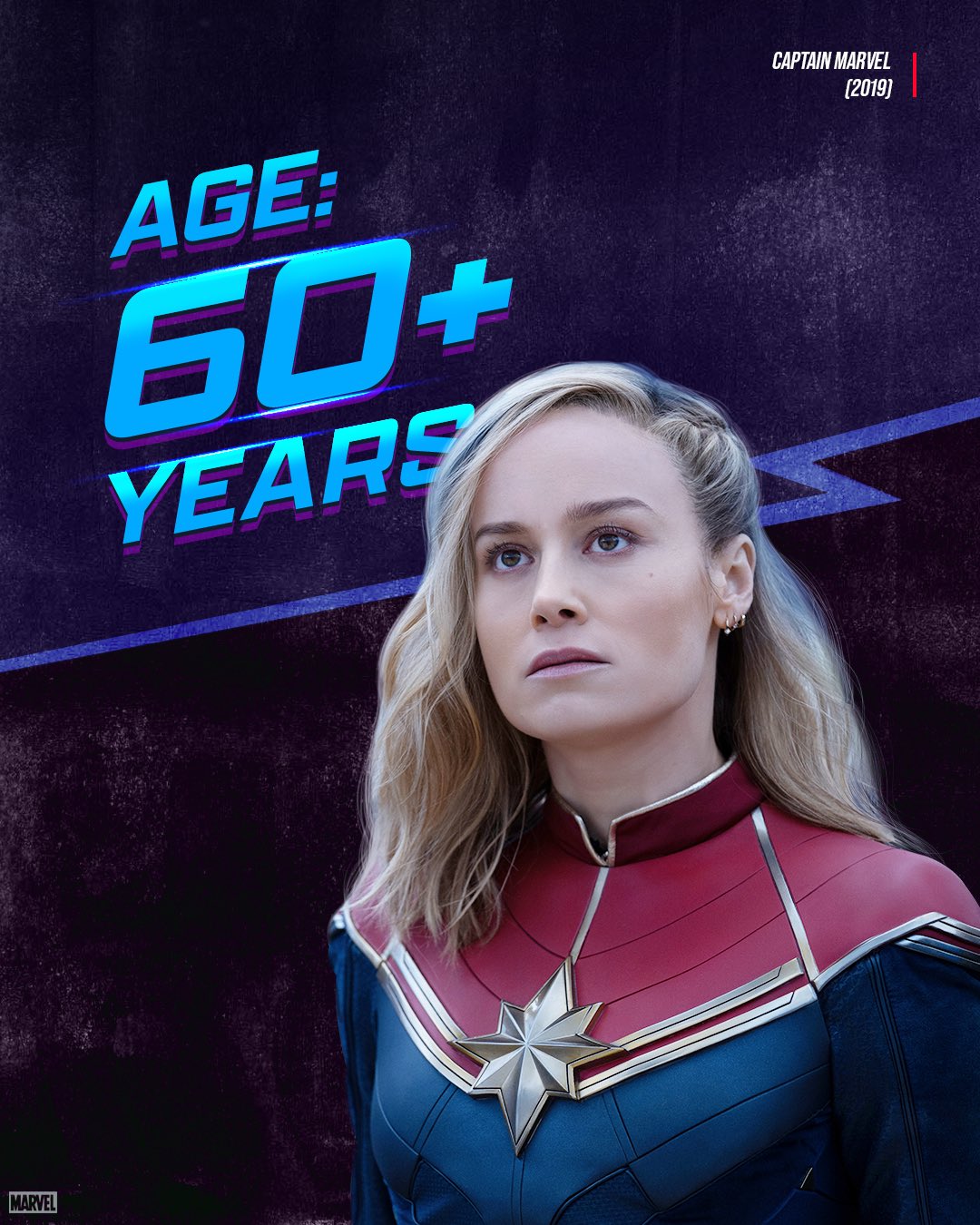 Marvel подтвердили неожиданный возраст Капитана Марвел