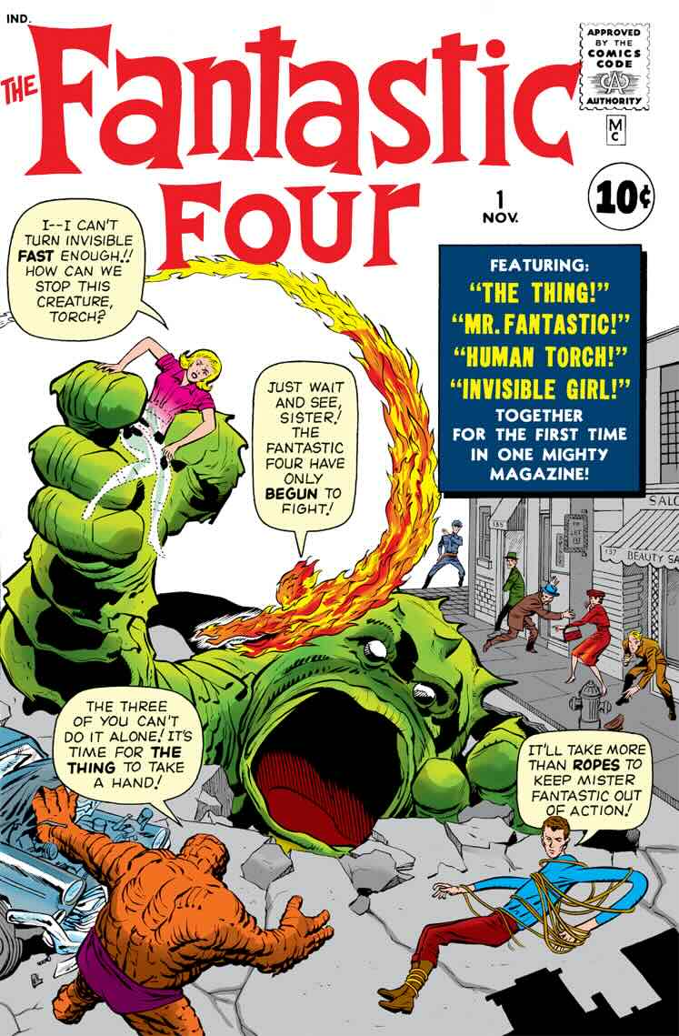 Обложка The Fantastic Four Issue #1 / Marvel Comics