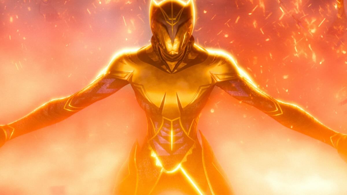 Черная пантера из 24 века на кадре сериала «Очи Ваканды» / Marvel Studios