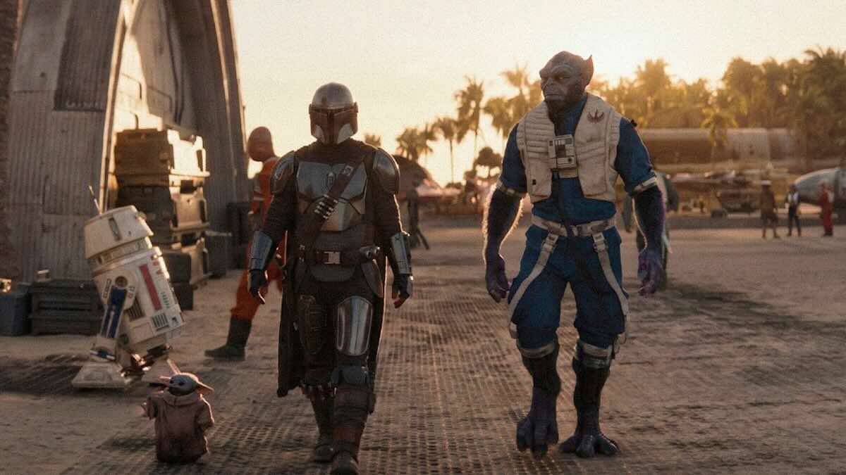Дин Джарин и Грогу в сериале «Мандалорец и Грогу» / Lucasfilm