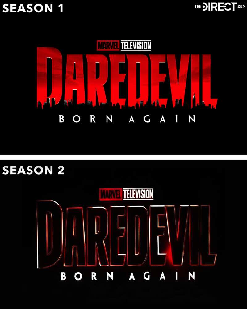 Новый логотип второго сезона «Сорвиголовы: Рожденный заново» / Marvel Studios