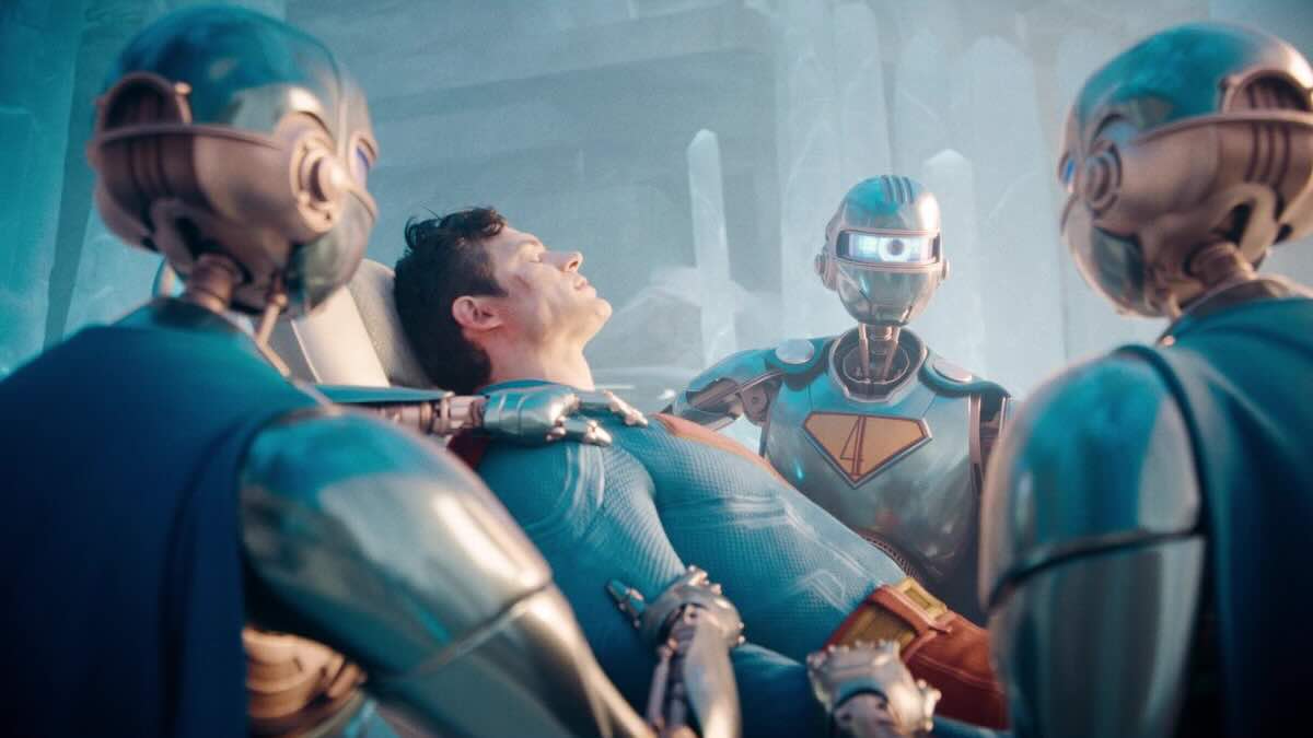 Робот 4 в Крепости Одиночества в фильме «Супермен» (2025) / DC Studios