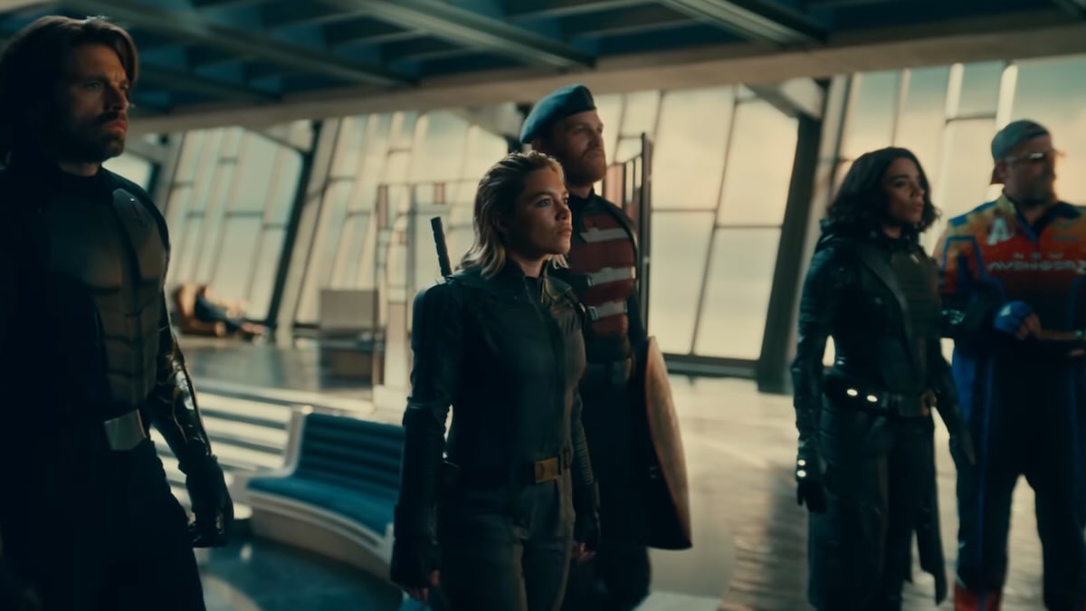 Громовержцы в сцене после титров фильма «Громовержцы» киновселенной Marvel