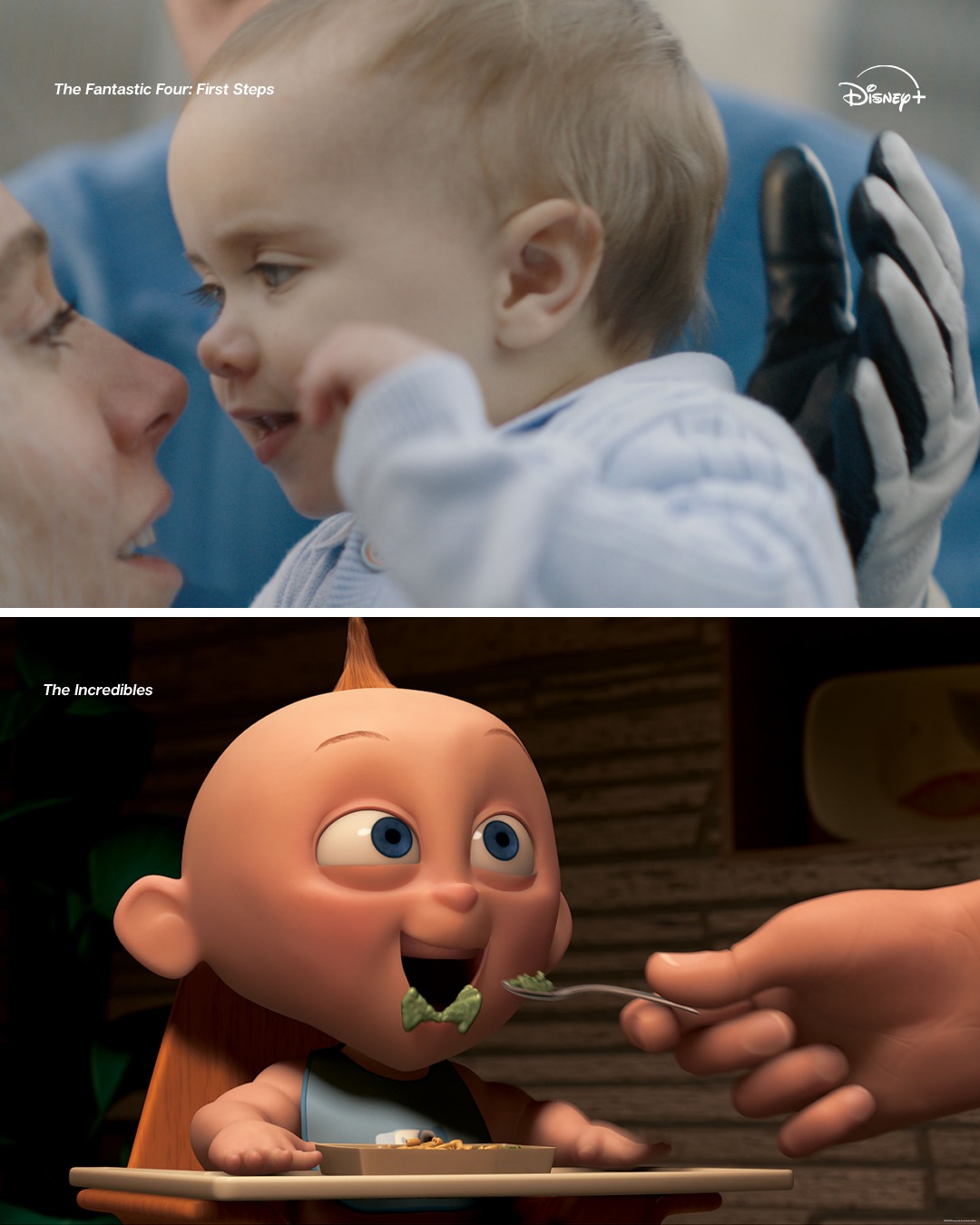 Франклин Ричардс в сравнении с Джек-Джеком / Disney+