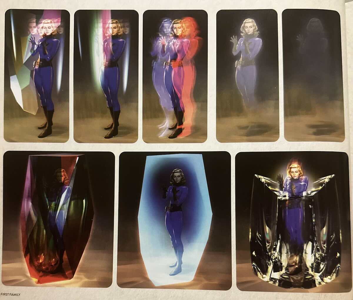 «Фантастическая четвёрка: Первые шаги», концепт-арт сверхспособностей Сью Сторм / Marvel Studios