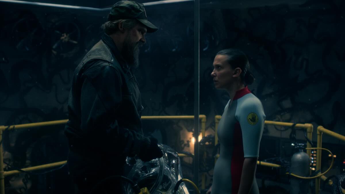 Милли Бобби Браун в роли Одиннадцати в 5 сезоне «Очень странных дел» / Netflix