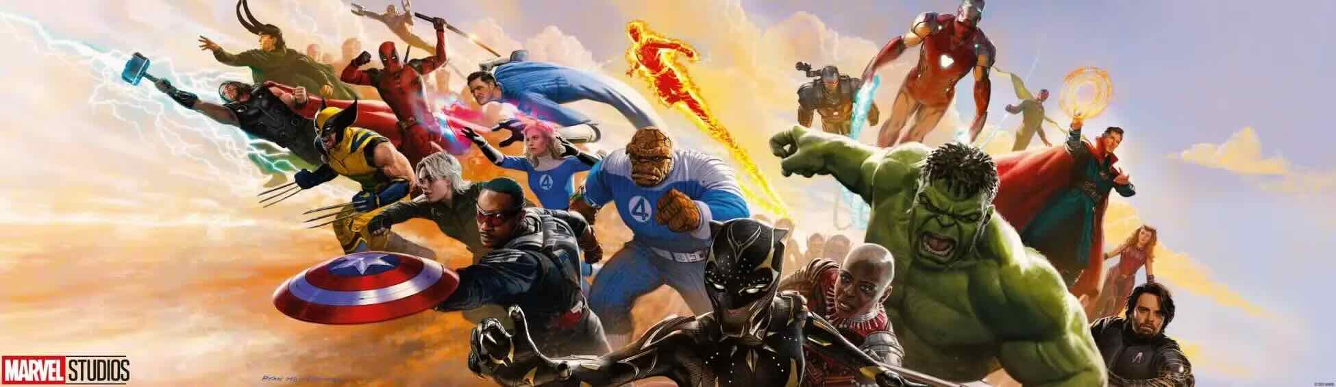 Изображение Мстителей из киновселенной Marvel для Японии