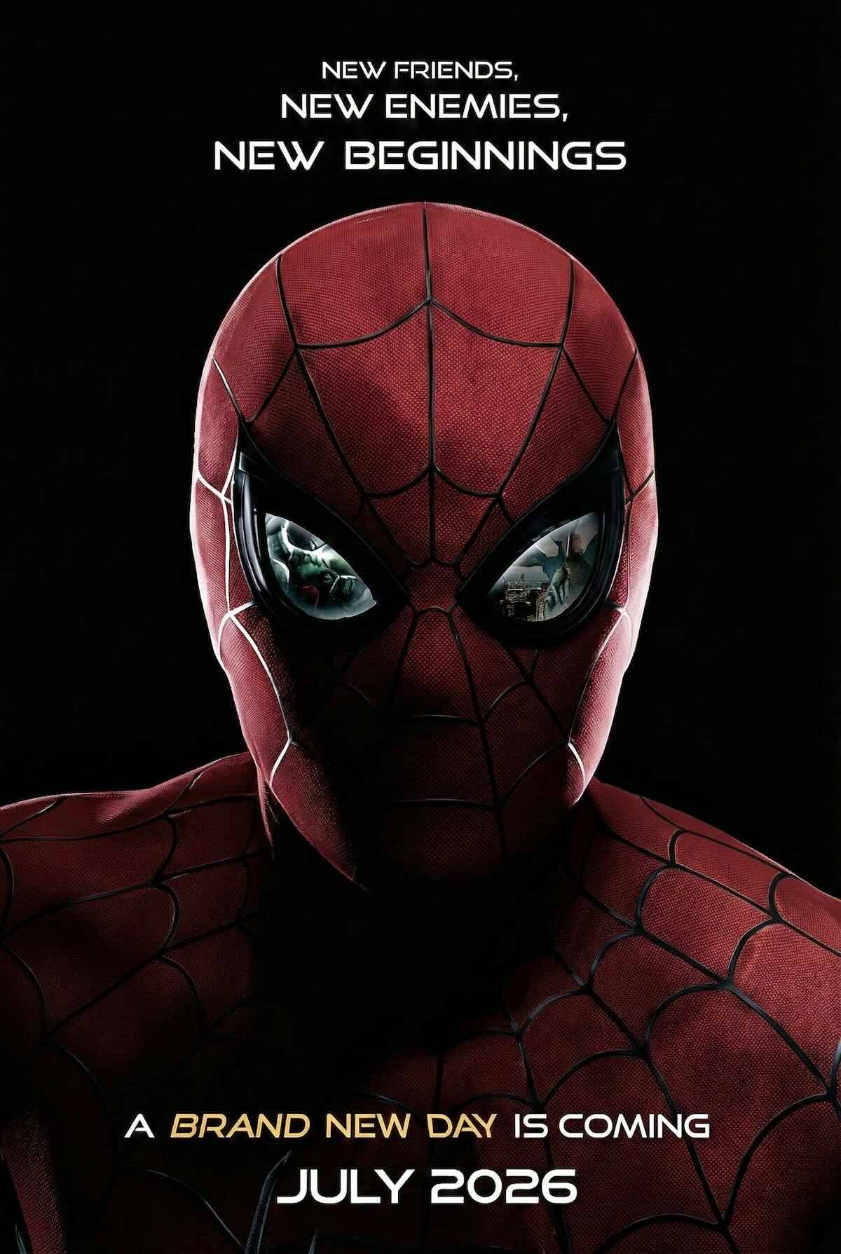 Неофициальный постер к фильму «Человек-паук: Совершенно новый день»