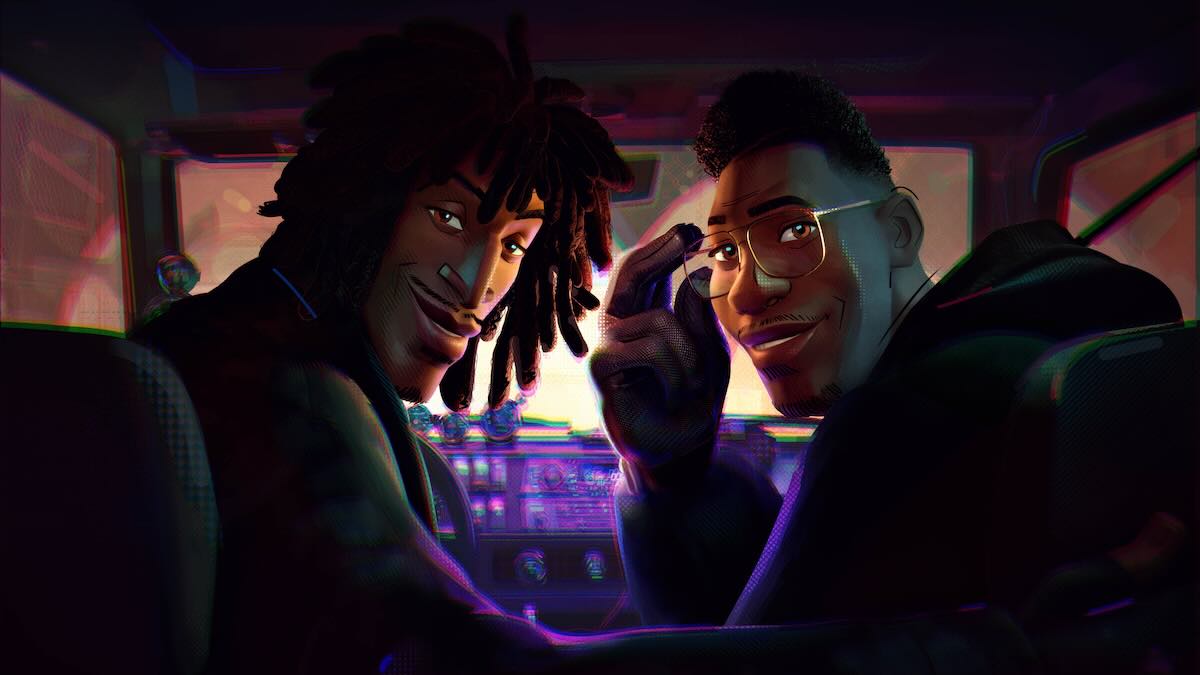 Джефферсон Дэвис и Аарон Дэвис в фильме «Человек-паук: За пределами вселенной» / Sony Pictures