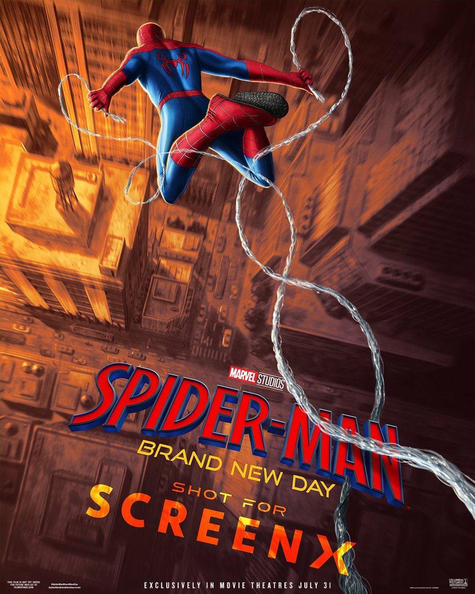 Постер фильма «Человек-паук: Новый день» в формате ScreenX / Marvel Studios