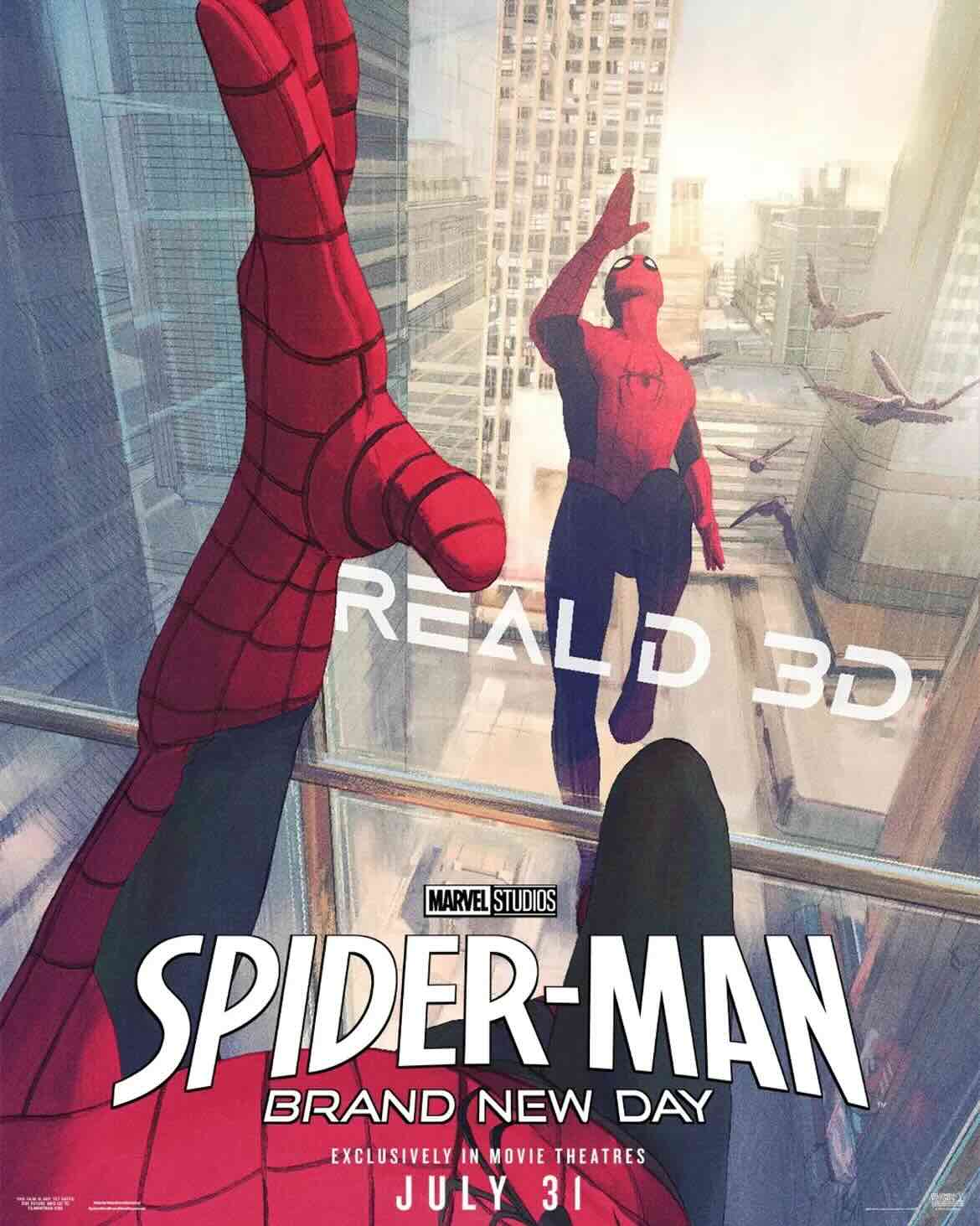Постер фильма «Человек-паук: Новый день» в формате RealD 3D / Marvel Studios