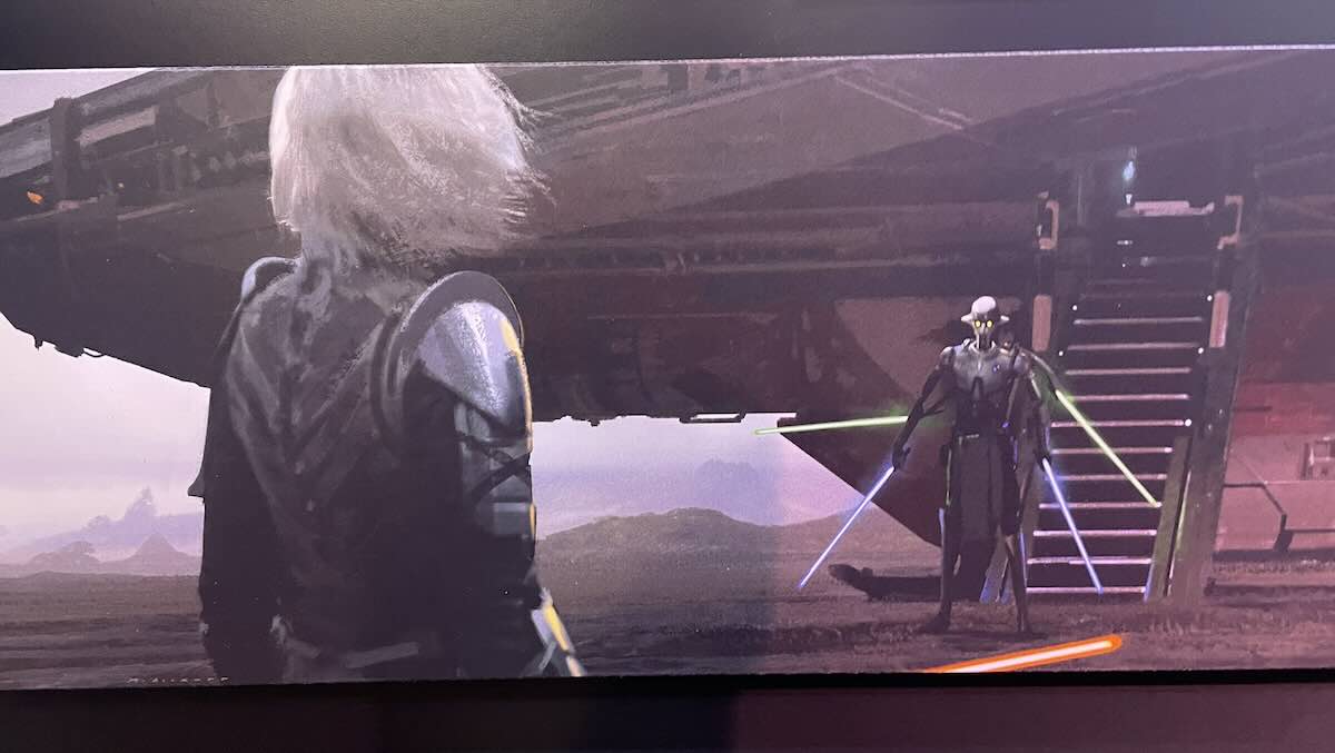 Концепт-арт Хьюянга с четырьмя световыми мечами / Lucasfilm