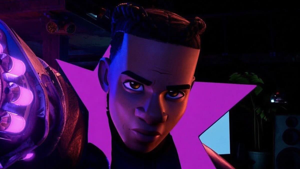 Майлз Г. Моралес в «Человеке-пауке: Через вселенные». Sony Animation