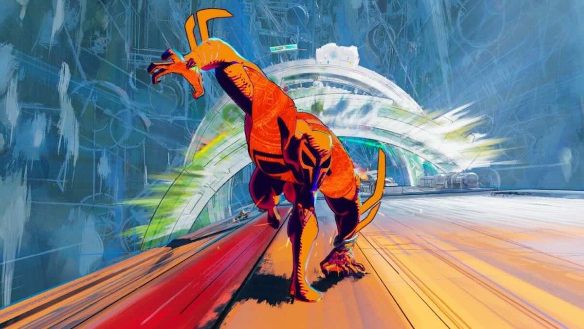Мигель О'Хара/Человек-паук 2099 в «Человеке-пауке: Через вселенные». Sony Animation