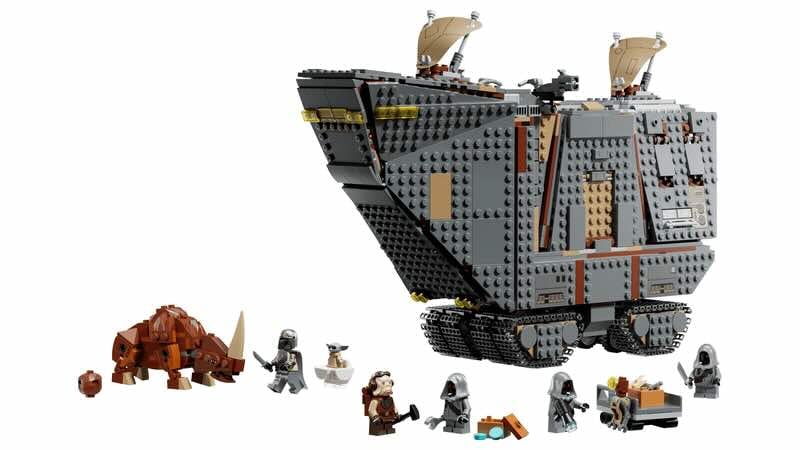Набор LEGO «Песчаный краулер и Грязерог» из серии «Внеземные песчаные краулеры» / LEGO