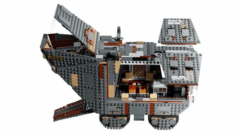 Набор LEGO «Песчаный краулер и Грязерог» из серии «Внеземные песчаные краулеры» / LEGO