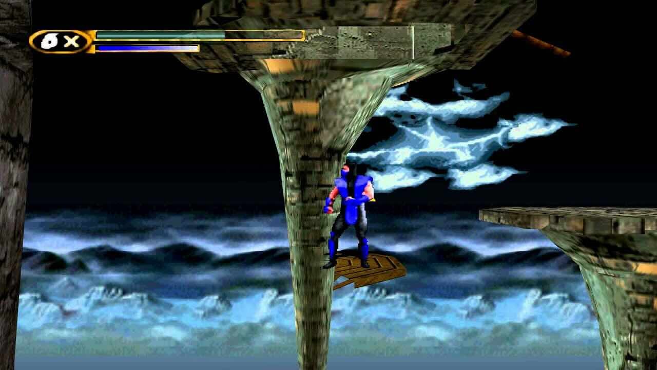 Геймплей сайд-скроллера Mortal Kombat Mythologies: Sub-Zero