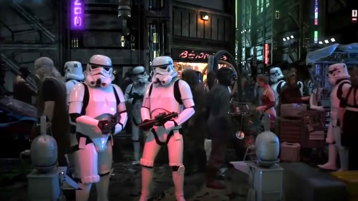 Тестовые кадры, демонстрирующие штурмовиков на улицах Корусанта / Lucasfilm