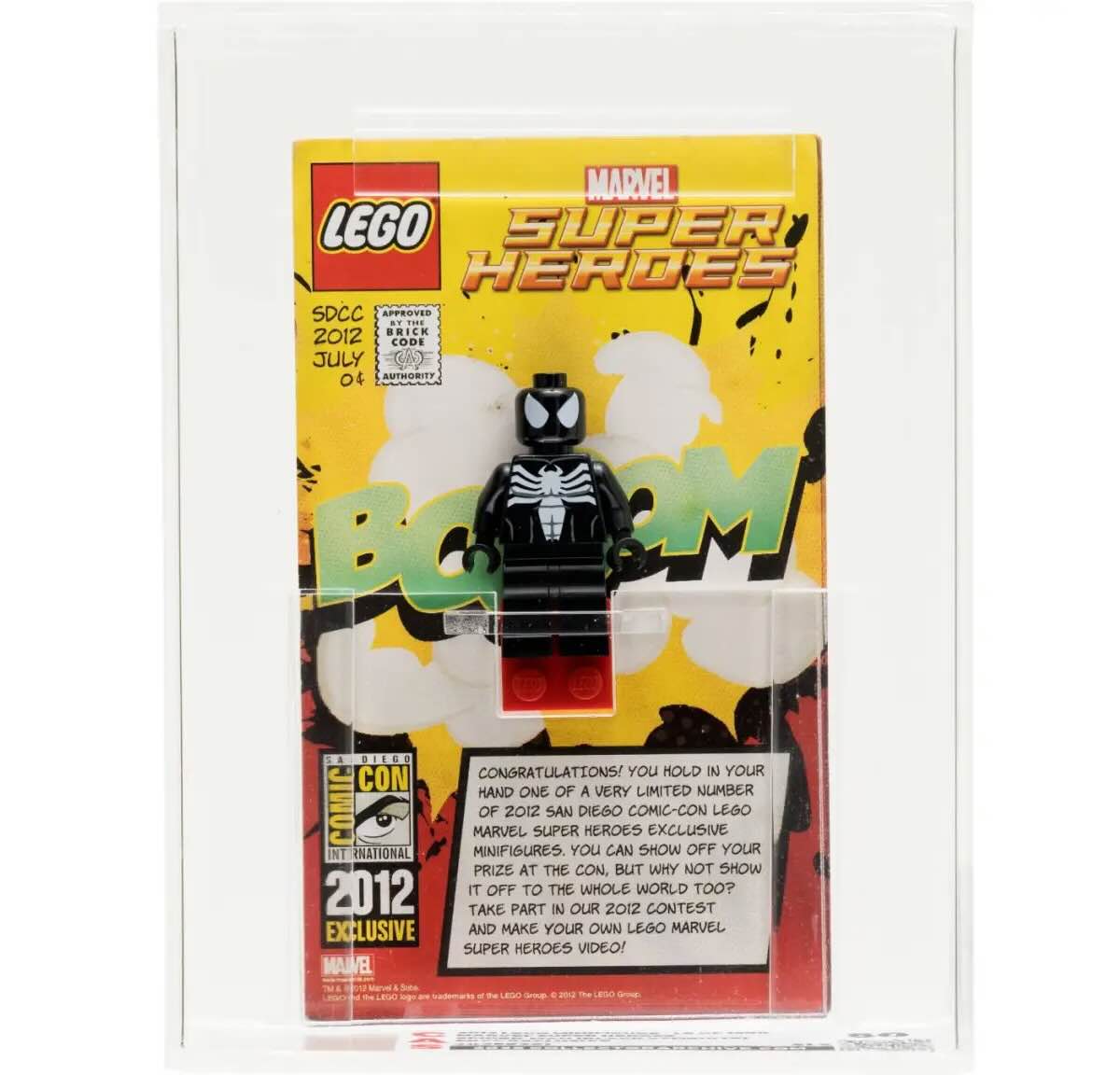 Минифигурка LEGO Marvel «Человек-паук (черный костюм симбиота)